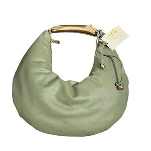 a new day Copper Colored Metal Handle Crescent Saddle Hobo Bag Brand New
